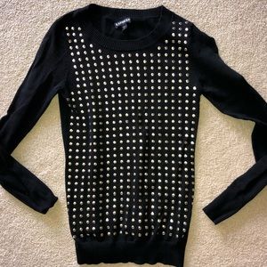 Black Express xs top with gold details